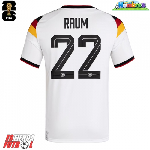 Alemania David Raum #22 Primera Equipación Mundial 2026 Manga Corta